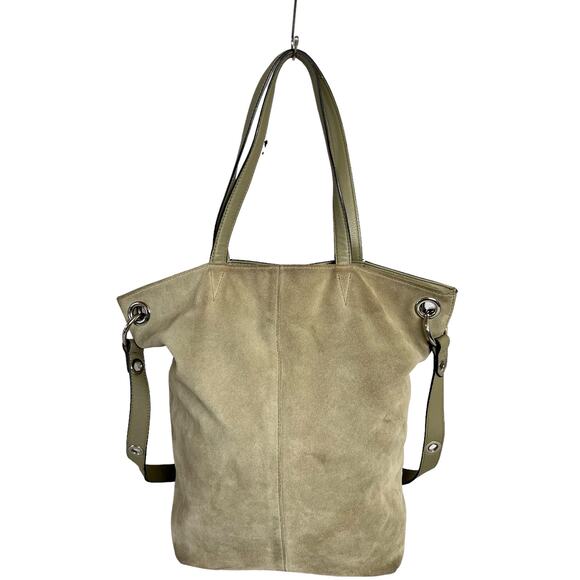 Simply Vera Wang Oakland Leather And Suede Shoulder Crossbody Bag Tote Satchel - Picture 7 of 16